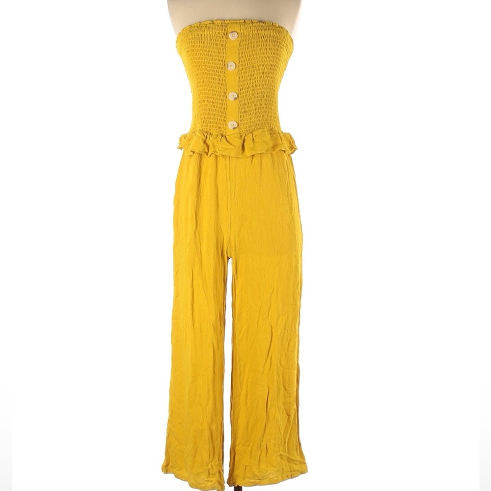 LOFT Beach strapless jumpsuit